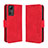 Leather Case Stands Flip Cover Holder BY3 for Xiaomi Redmi Note 12S Red