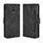 Leather Case Stands Flip Cover Holder BY3 for Xiaomi Redmi Note 9 Pro Black