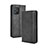 Leather Case Stands Flip Cover Holder BY4 for Asus Zenfone 8 ZS590KS Black