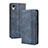 Leather Case Stands Flip Cover Holder BY4 for Asus ZenFone Live L2 ZA550KL Blue