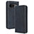 Leather Case Stands Flip Cover Holder BY4 for Google Pixel 8 5G Blue