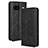Leather Case Stands Flip Cover Holder BY4 for Google Pixel 8a 5G Black