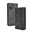Leather Case Stands Flip Cover Holder BY4 for HTC Desire 21 Pro 5G Black