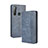 Leather Case Stands Flip Cover Holder BY4 for HTC U20 5G Blue