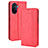 Leather Case Stands Flip Cover Holder BY4 for Huawei Enjoy 50 Red