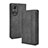 Leather Case Stands Flip Cover Holder BY4 for Huawei Honor 50 5G Black