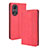 Leather Case Stands Flip Cover Holder BY4 for Huawei Honor 50 5G Red