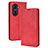 Leather Case Stands Flip Cover Holder BY4 for Huawei Honor 60 Pro 5G Red