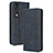 Leather Case Stands Flip Cover Holder BY4 for Huawei Honor 80 GT 5G Blue