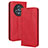 Leather Case Stands Flip Cover Holder BY4 for Huawei Honor Magic5 5G Red