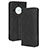 Leather Case Stands Flip Cover Holder BY4 for Huawei Honor Magic5 Lite 5G Black