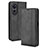 Leather Case Stands Flip Cover Holder BY4 for Huawei Honor X5 Plus Black