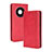 Leather Case Stands Flip Cover Holder BY4 for Huawei Mate 40 Red