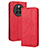 Leather Case Stands Flip Cover Holder BY4 for Huawei Mate 50 Red