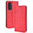 Leather Case Stands Flip Cover Holder BY4 for Huawei Nova 10 Pro Red