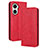 Leather Case Stands Flip Cover Holder BY4 for Huawei Nova 10 SE Red