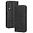 Leather Case Stands Flip Cover Holder BY4 for Huawei Nova 10z Black