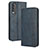 Leather Case Stands Flip Cover Holder BY4 for Huawei Nova 10z Blue