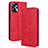 Leather Case Stands Flip Cover Holder BY4 for Motorola Moto G13 Red