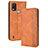 Leather Case Stands Flip Cover Holder BY4 for Nokia C21 Plus