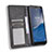 Leather Case Stands Flip Cover Holder BY4 for Nokia C3