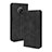 Leather Case Stands Flip Cover Holder BY4 for Nokia G300 5G Black