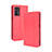 Leather Case Stands Flip Cover Holder BY4 for Oppo A16 Red