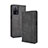 Leather Case Stands Flip Cover Holder BY4 for Oppo A53s 5G Black