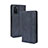 Leather Case Stands Flip Cover Holder BY4 for Oppo A55S 5G Blue
