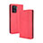 Leather Case Stands Flip Cover Holder BY4 for Oppo A94 4G Red