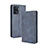 Leather Case Stands Flip Cover Holder BY4 for Oppo Reno5 Lite Blue