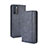 Leather Case Stands Flip Cover Holder BY4 for Oppo Reno6 5G Blue