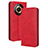 Leather Case Stands Flip Cover Holder BY4 for Realme 11 Pro 5G Red