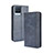 Leather Case Stands Flip Cover Holder BY4 for Realme 8 4G Blue