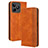 Leather Case Stands Flip Cover Holder BY4 for Realme C51