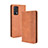 Leather Case Stands Flip Cover Holder BY4 for Realme GT Master 5G Brown