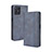 Leather Case Stands Flip Cover Holder BY4 for Realme Narzo 50 4G Blue