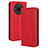 Leather Case Stands Flip Cover Holder BY4 for Realme Narzo 60 5G Red