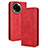 Leather Case Stands Flip Cover Holder BY4 for Realme V50s 5G Red