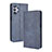 Leather Case Stands Flip Cover Holder BY4 for Samsung Galaxy A32 5G Blue