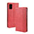 Leather Case Stands Flip Cover Holder BY4 for Samsung Galaxy A51 5G Red