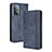 Leather Case Stands Flip Cover Holder BY4 for Samsung Galaxy A72 4G Blue