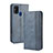 Leather Case Stands Flip Cover Holder BY4 for Samsung Galaxy M21s Blue