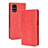 Leather Case Stands Flip Cover Holder BY4 for Samsung Galaxy M31s Red