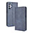 Leather Case Stands Flip Cover Holder BY4 for Samsung Galaxy M32 5G Blue