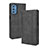 Leather Case Stands Flip Cover Holder BY4 for Samsung Galaxy M52 5G Black