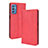 Leather Case Stands Flip Cover Holder BY4 for Samsung Galaxy M52 5G Red