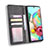 Leather Case Stands Flip Cover Holder BY4 for Samsung Galaxy Note 10 Lite