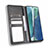 Leather Case Stands Flip Cover Holder BY4 for Samsung Galaxy S20 Lite 5G