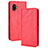 Leather Case Stands Flip Cover Holder BY4 for Samsung Galaxy XCover 6 Pro 5G Red